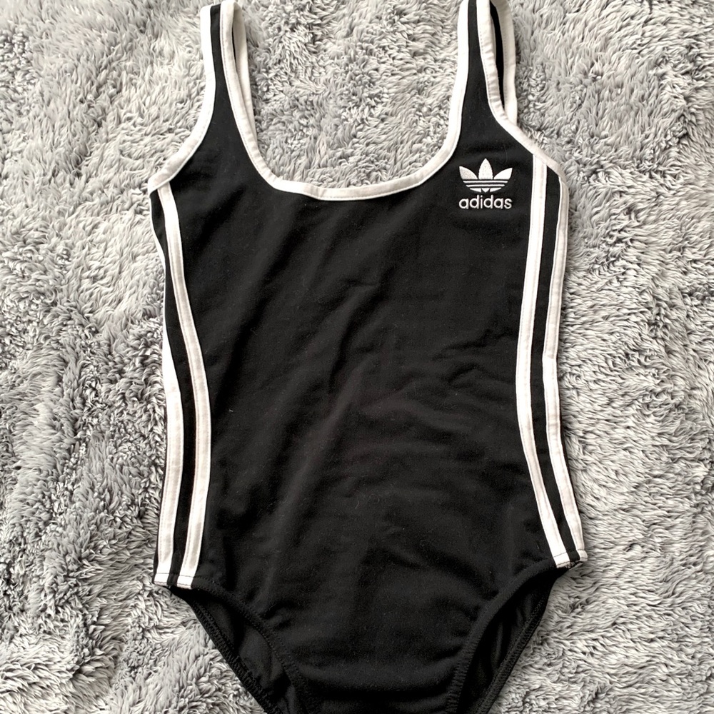 Adidas black bodysuit